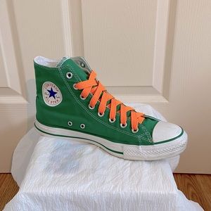 CONVERSE Green and Orange Miami Hurricanes